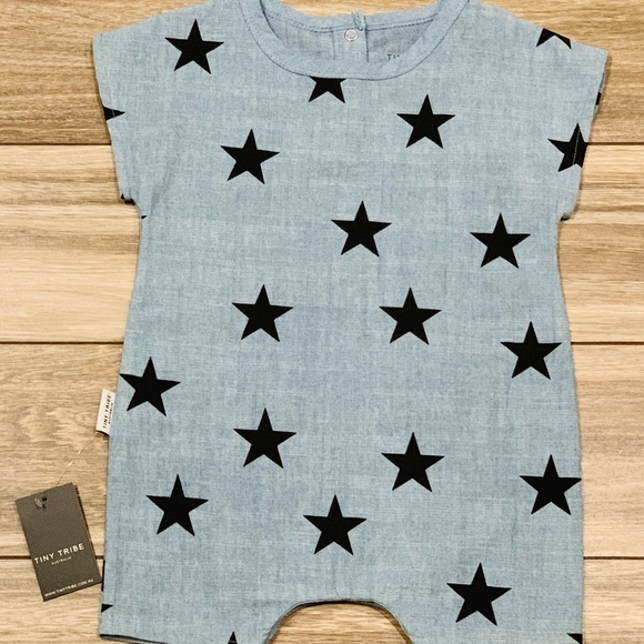 Tiny Tribe Other - Tiny Tribe Star Romper NWT! Size 9M